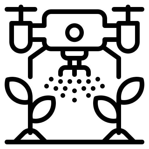 Spraying module